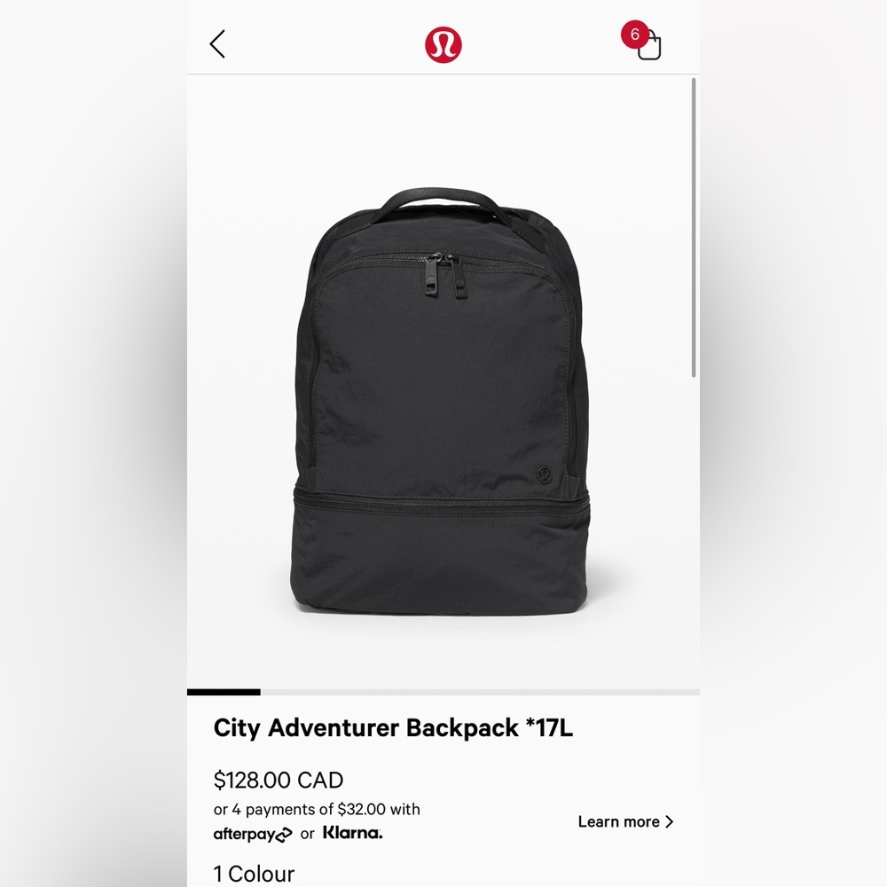 Lululemon city adventurer 17 l bag